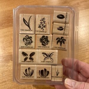 Two-Step Stampin’ Watercolor Minis Wood Stamp Set